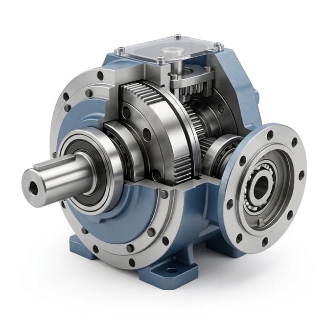 AMR reducer assembly view for shock-load and duty-cycle review