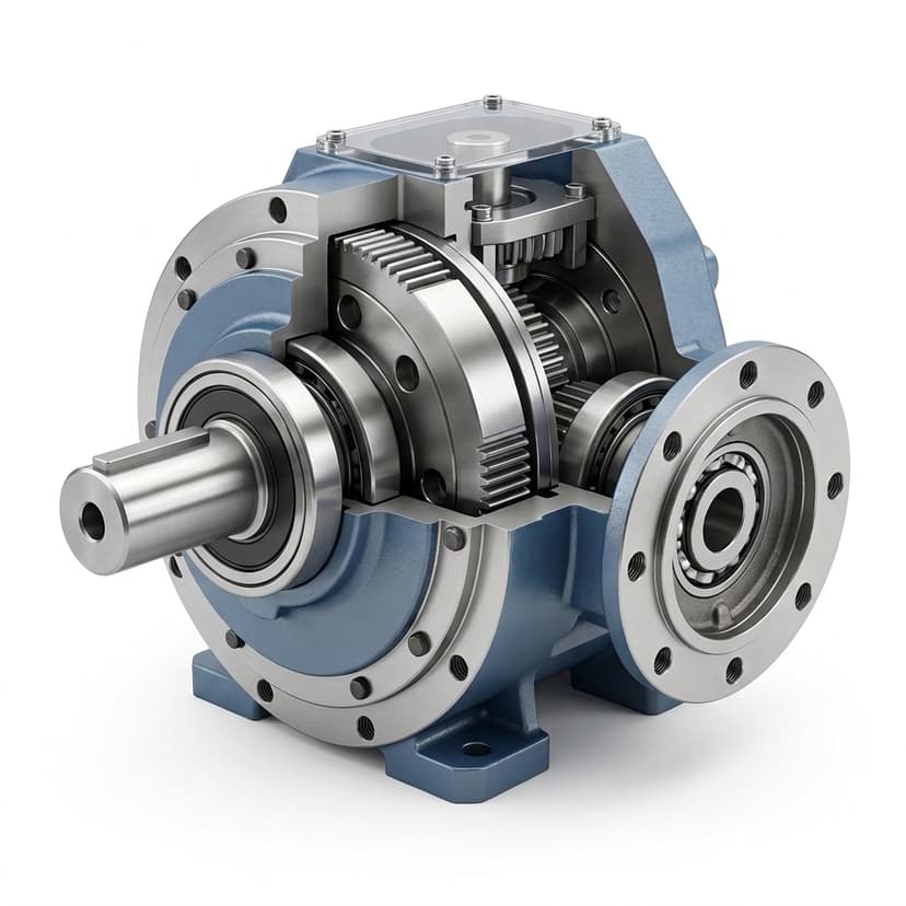 AMR reducer assembly view for shock-load and duty-cycle review