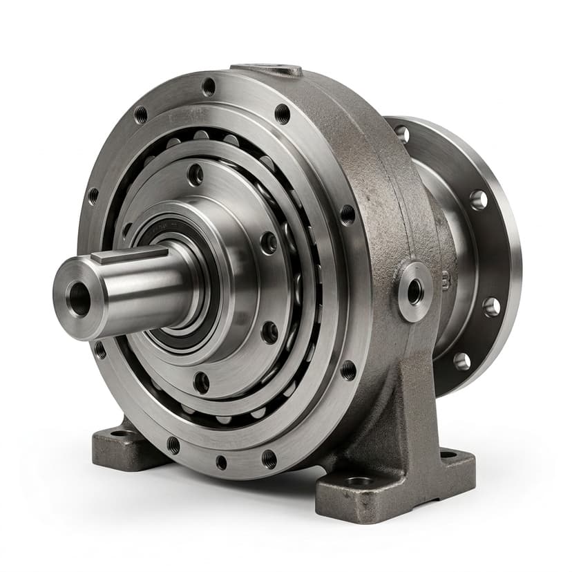 Cycloidal reducer product view for repeatable indexing applications