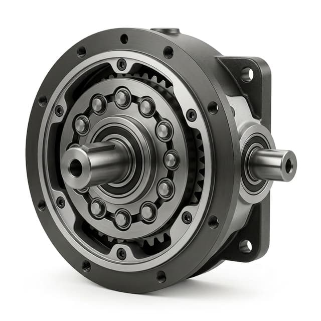 Compact cycloidal reducer for cobot and humanoid joint envelope planning
