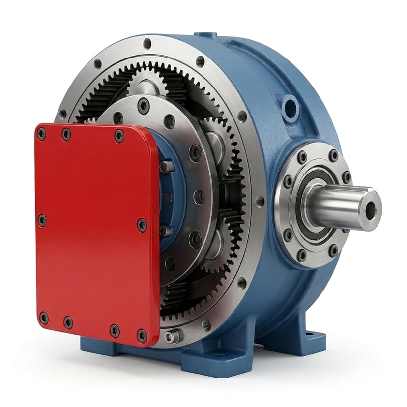 Miniature cycloidal reducer sample for micro surgery and optics axis review