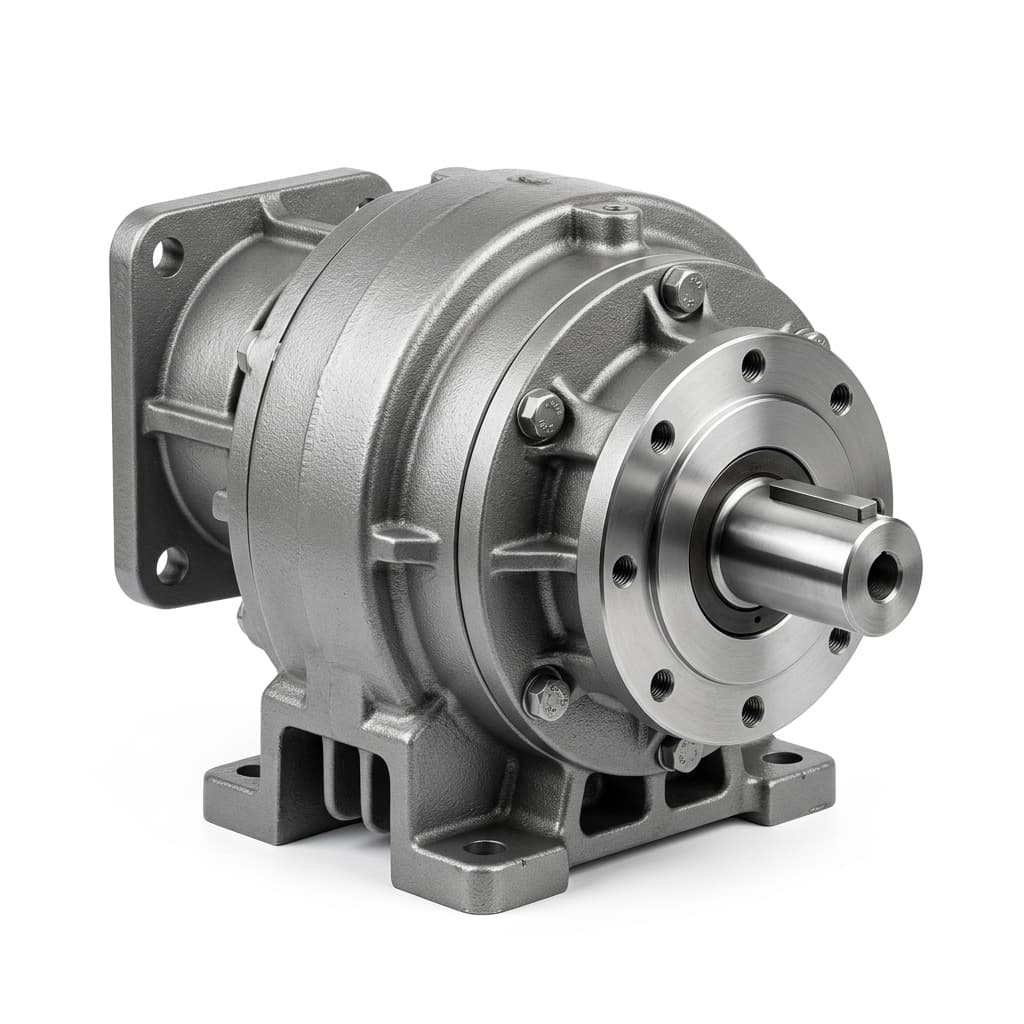 Compact cycloidal gearbox in clean product view